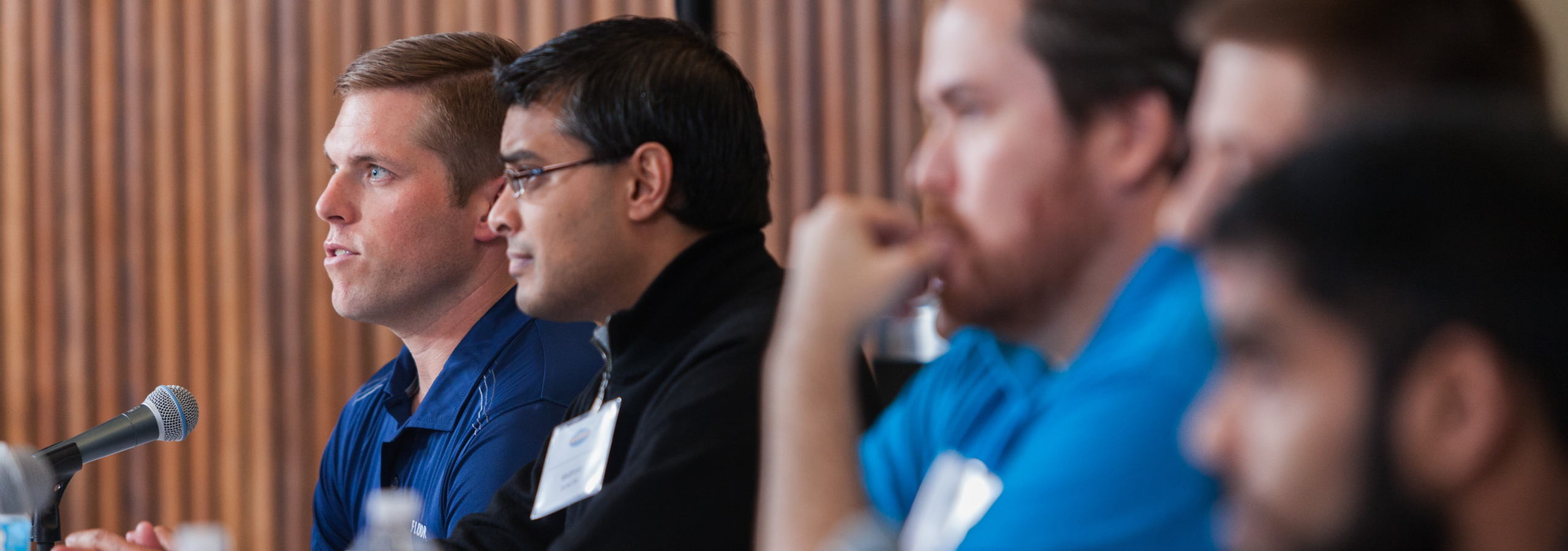 Industry representatives speak at a career event at Duke University