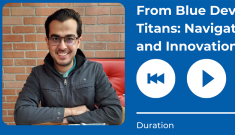 man in jacket smiling on podcast page