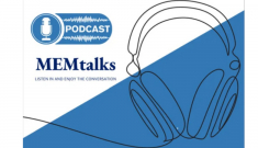 Logo for MEMtalks podcast series